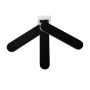 Cosmopolitan Black Swivel Bath Spout